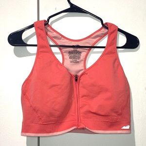 Front Zip-up Sports Bra